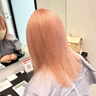 セミロング カラー 佐々木 好乃のヘアスタイル