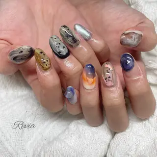 ネイル revia所属・ERI Nailistのネイルデザイン