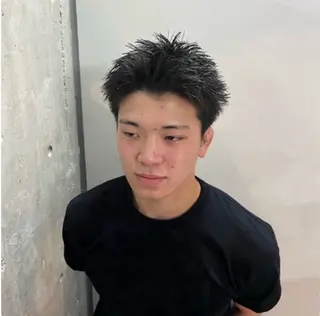 ショート カラー パーマ メンズ 🔥スパイキー 特化🔥菊水皐暉🔥のヘアスタイル