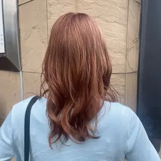 セミロング カラー 西村 亜弥のヘアスタイル