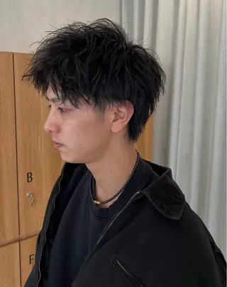 ショート パーマ メンズ ✨髪質改善縮毛矯正✨ 二上裕太のヘアスタイル
