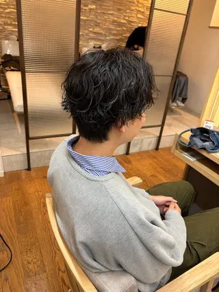 パーマ メンズ メンズ✨パーマ 大室雄基のヘアスタイル