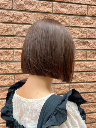 ショート カラー 神戸ボブ✂️ ioe三宮/田 伸佳のヘアスタイル