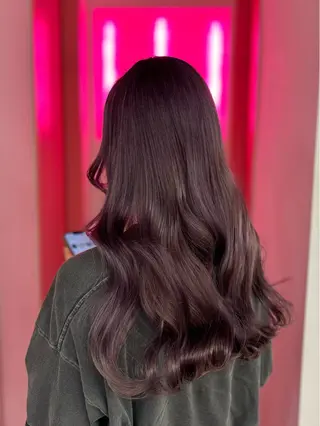 ロング カラー 田中麻鈴/ハイトーン /ミルクティーのヘアスタイル