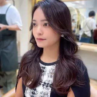 ロング 産休中2026.4月 復帰予定/野崎華代のヘアスタイル