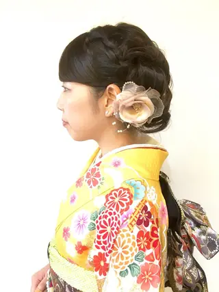 ヘアアレンジ 山野井 誠のヘアスタイル