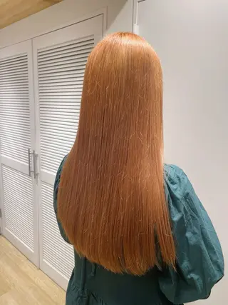 ロング カラー 新宿　副店長 新井彩斗のヘアスタイル