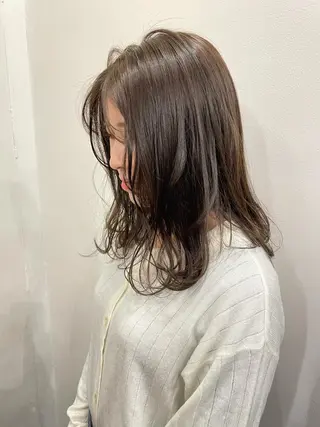 ロング カラー 平地 晃人のヘアスタイル