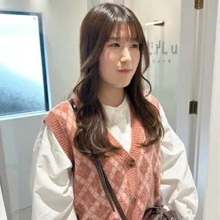 ロング カラー パーマ お洒落パーマ/ 艶カラー/michiのヘアスタイル