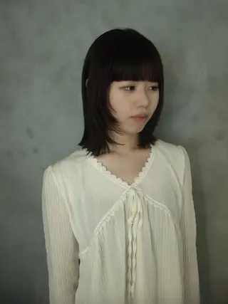 ミディアム カラー 229所属・maki @pullnocのヘアスタイル