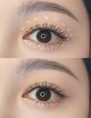 マツエク・マツパ Angela エステサロンのマツエク・マツパデザイン