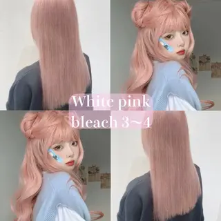 ロング カラー 💘韓国カラー💘 クルミのヘアスタイル