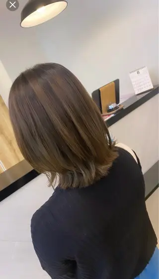 ミディアム メンズパーマ 岩成健志郎のヘアスタイル