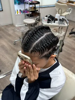 KR2S中百舌鳥所属・🇰🇷羽エク/ シールエクRYOKAのヘアスタイル