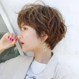ショート パーマ ✨️今だけ無料✨️ 鶴田みなみのヘアスタイル