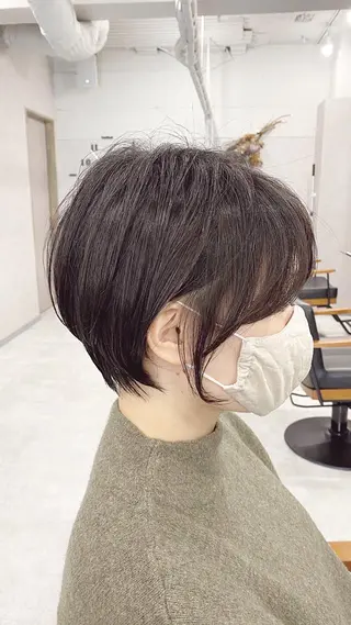 ショート カラー ⭐️ショート⭐️美髪 矯正⭐️水口陸のヘアスタイル