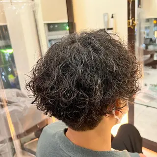 パーマ メンズ アグヘアーシータ所属・🤩メンズカット/ パーマ山本🤩のヘアスタイル