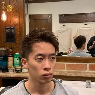 ショート メンズ ヒロ銀座 バーバーショップ神楽坂所属・ひらお あおとのヘアスタイル