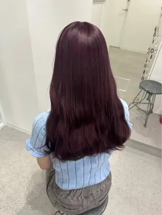 ロング miku/ラベンダー 透明感カラー🪻❤︎のヘアスタイル