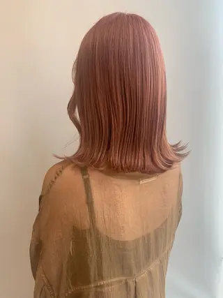 セミロング カラー 似合わせ⌇お洒落 カット⌇平野あみのヘアスタイル