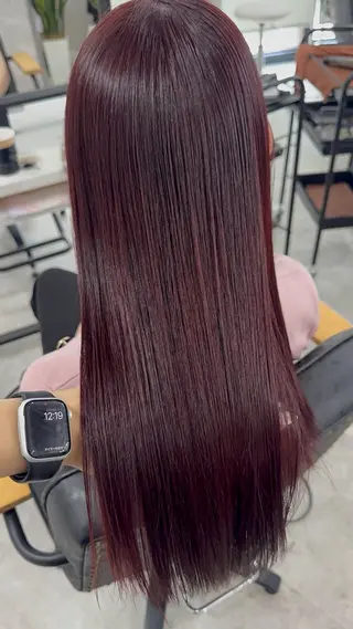 ロング カラー 赤み無し柔らかカラー 【梅田】madokaのヘアスタイル
