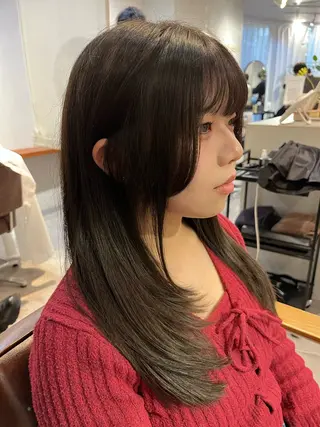 ロング 大橋 瑞紀のヘアスタイル