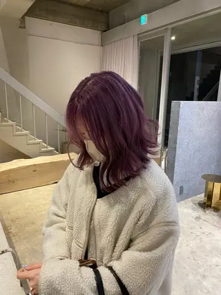 ミディアム レイヤーカット/ ダブルカラー/櫻井のヘアスタイル