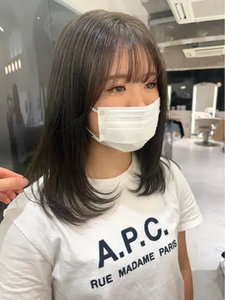 ミディアム 💫CONTI⭐️ 船越 凪沙🎪のヘアスタイル
