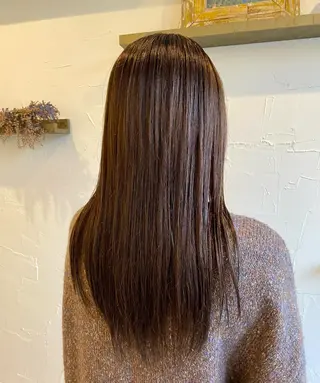 ロング カラー 川村 瑠奈のヘアスタイル