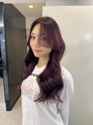 ロング カラー ✨髪質改善✖︎韓国 レイヤー✨ナカムラのヘアスタイル