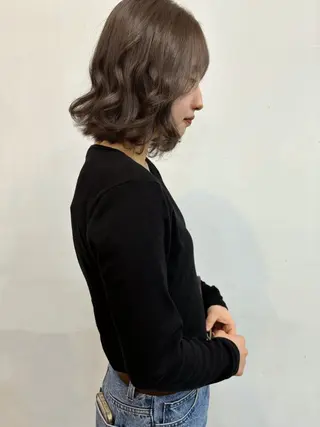 ミディアム カラー ヘアアレンジ paige_.hair所属・蛭町 遥香のヘアスタイル