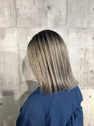 ミディアム Maison 寺尾拓朗のヘアスタイル