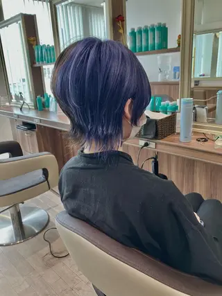 ショート カラー Re:st所属・Miyavi/カラー ショートボブのヘアスタイル