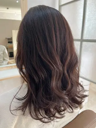 ミディアム 【ROSSO】 SHUHEIのヘアスタイル