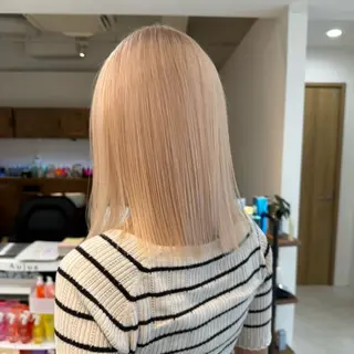 ロング ヒメザキ ユリのヘアスタイル