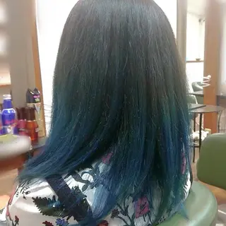 ロング 渡辺 康行のヘアスタイル