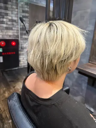 ショート HAIR SALON M Fe's 池袋所属・モデル募集✨池袋M Fe's🖤はるなのヘアスタイル