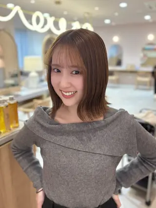 ミディアム merc.谷本 澪のヘアスタイル