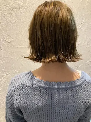 ショート 栞南🌼/艶カラー/ 髪質改善/ナチュラルのヘアスタイル