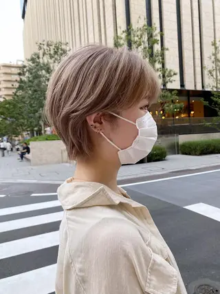 ショート ハイトーン特化サロン 🍑momo🍑のヘアスタイル