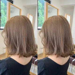 ミディアム カラー KIZU 髪質改善 オカルト怪談のヘアスタイル