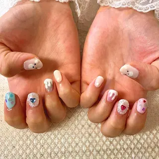 ネイル 🤎🧸 Aya 🧸🤎のネイルデザイン