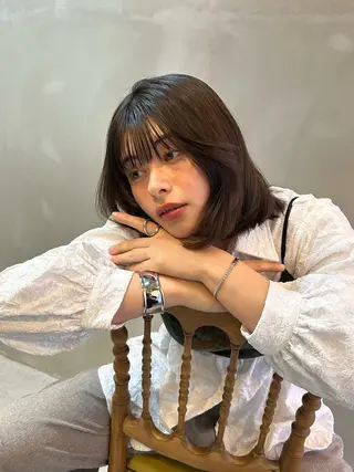 ショート カラー ショート/ボブ専門 宮脇美奈/南船場のヘアスタイル