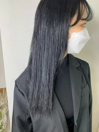 ロング カラー ﾖｼﾅｶﾞﾏﾕ🦕 髪質改善艶カラーのヘアスタイル