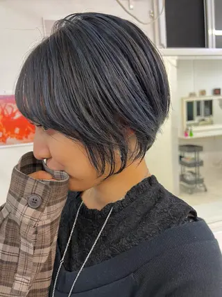 カラー ダメージレスブリーチ /艶髪/横須賀智也のヘアスタイル