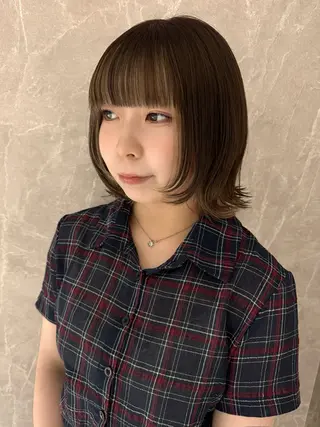 ショート 顔まわりレイヤー／ 今城愛友花のヘアスタイル
