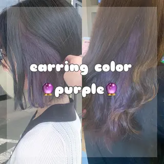 ミディアム カラー ハイトーン職人💗 松本輝美のヘアスタイル