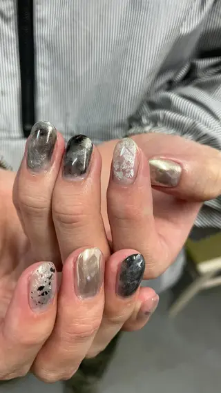 ネイル ゆびノさき茨木店 ニュアンス/アートのネイルデザイン