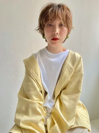 ショート 【ショート、艶髪】 新海龍哉のヘアスタイル