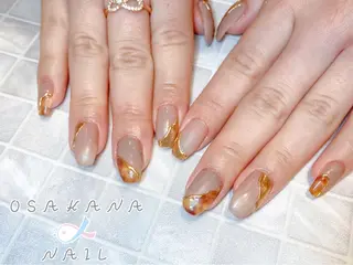 ネイル OSAKNA NAIL しおん🐠のネイルデザイン